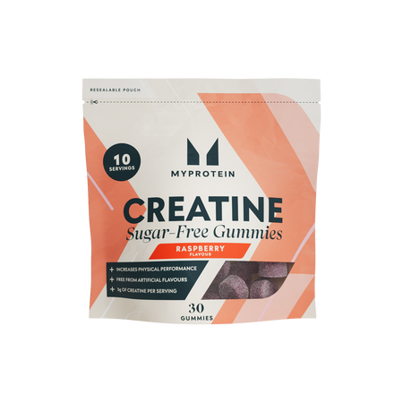 Sukkerfri Kreatin Gummies - 30 Gummies - 10servings - Hindbær