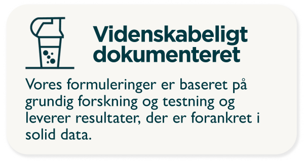 Proven by science. Our products are born from the expertise of nutritionists who obsess over every detail.